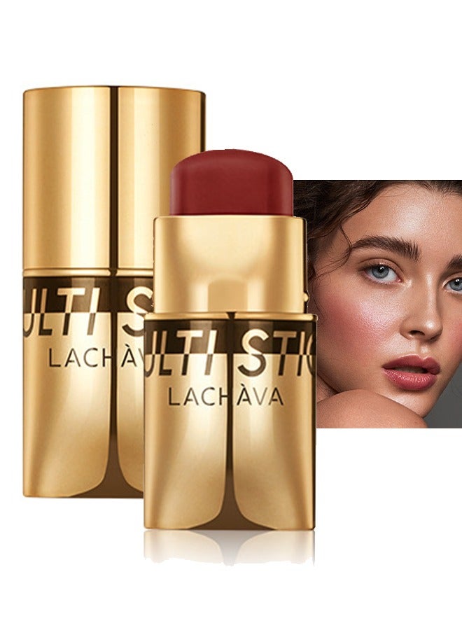 لاتشافا أحمر الخدود متعدد العيون لظلال العيون وأحمر الشفاه أحمر الشفاه وكريم أحمر الخدود للوجه 3 في 1 أحمر شفاه مرطب غير لزج مرطب ناعم للوجه أحمر خدود مكياج 8G #10 - Image 1